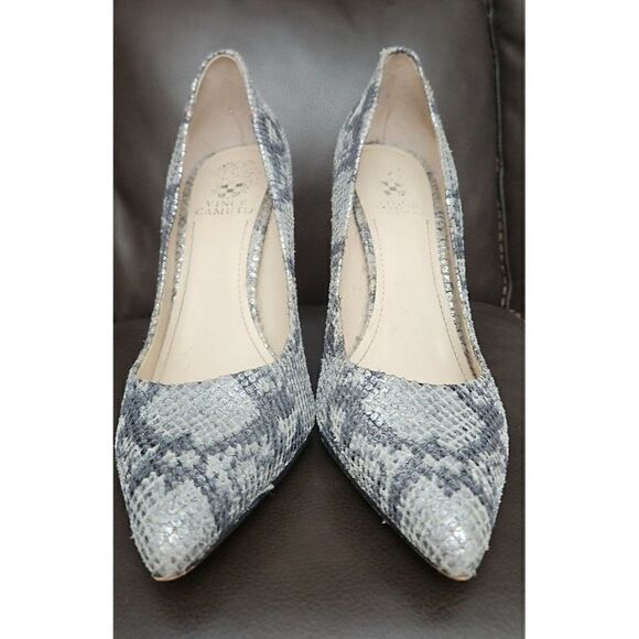 Vince Camuto KAIN Snakeskin Print High Heels Shoes Women's Size 8.5 - Picture 3 of 8